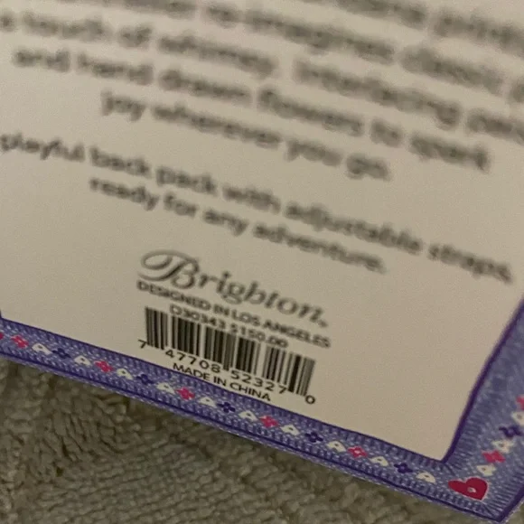 Brighton bandana love back pack - Picture 6 of 11